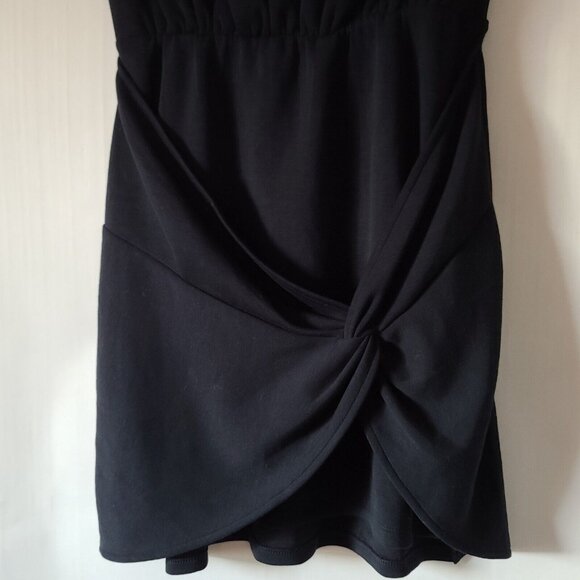 Free People Runaway Knit Mini Dress Size S Black Twist Detail on Skirt NWT - Picture 8 of 16
